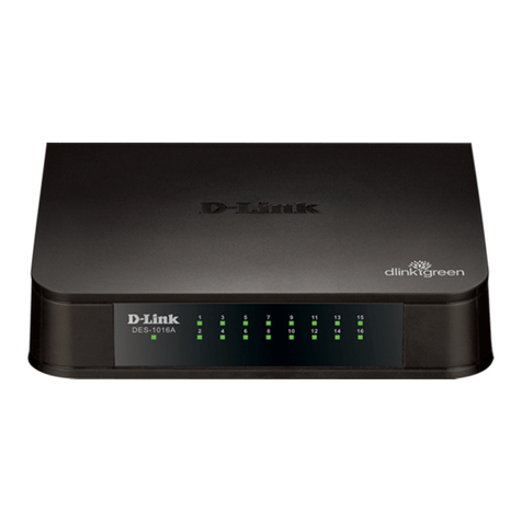 D-Link DES-1016 User manual D-Link DES-1016 User manual