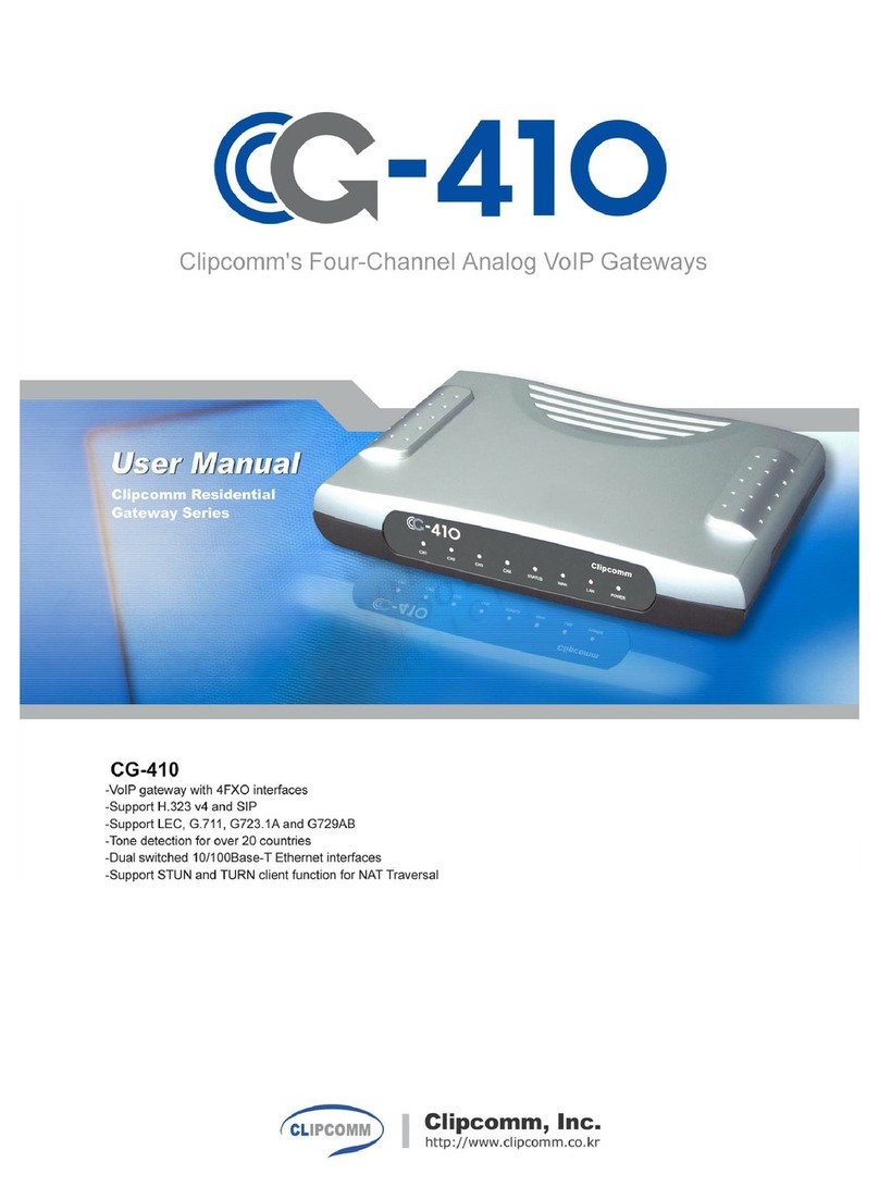 Clipcomm CG-410 user manual