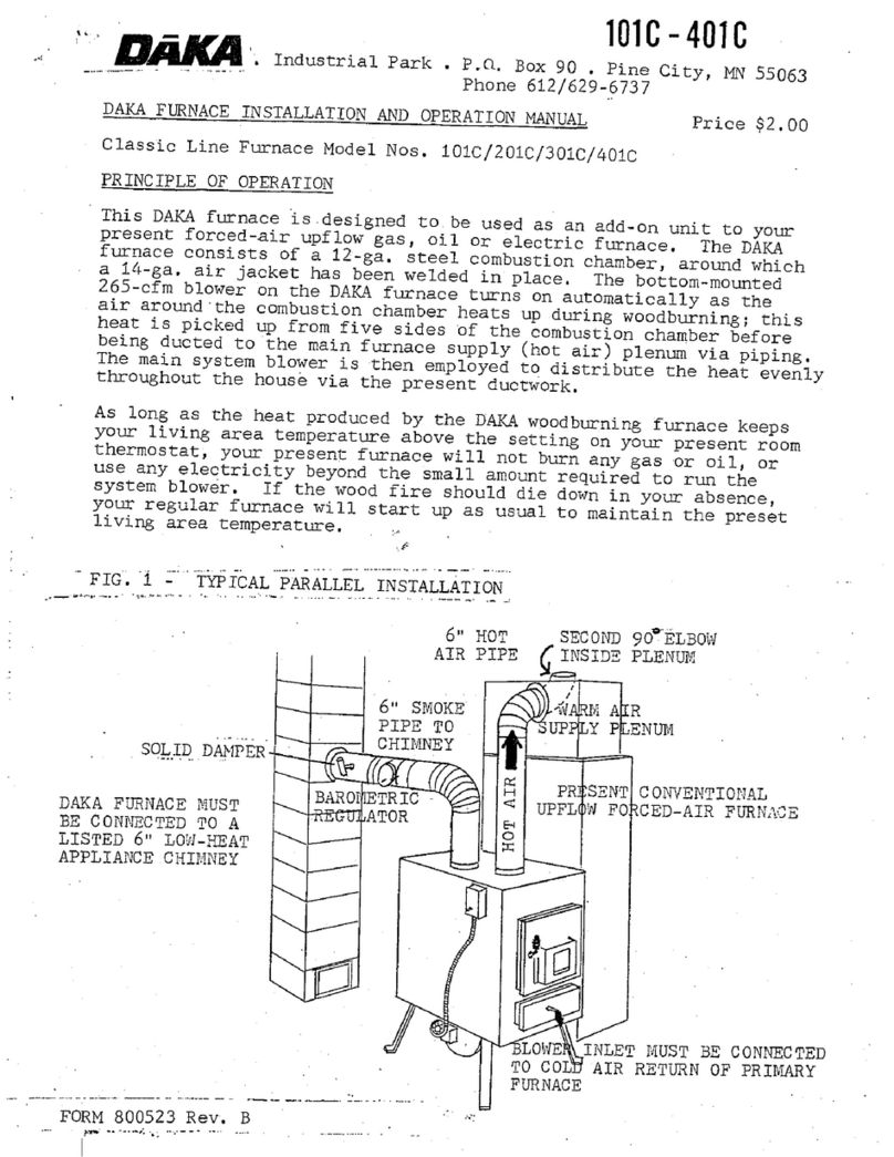 DAKA 101C Installation and operation manual