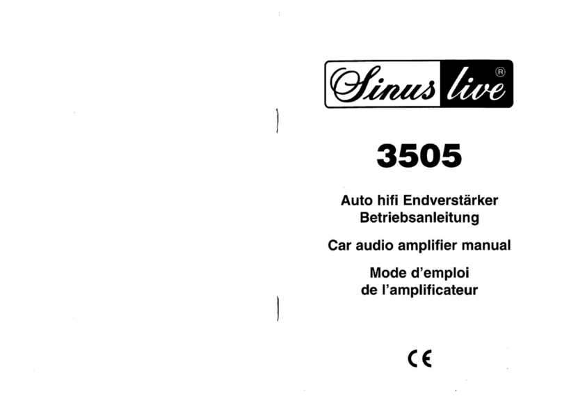 Sinus Live 3505 manual