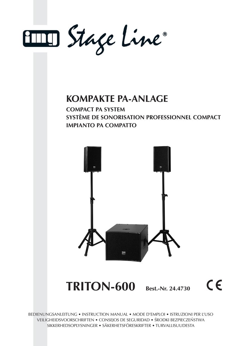 Stageline Triton-600 instruction manual