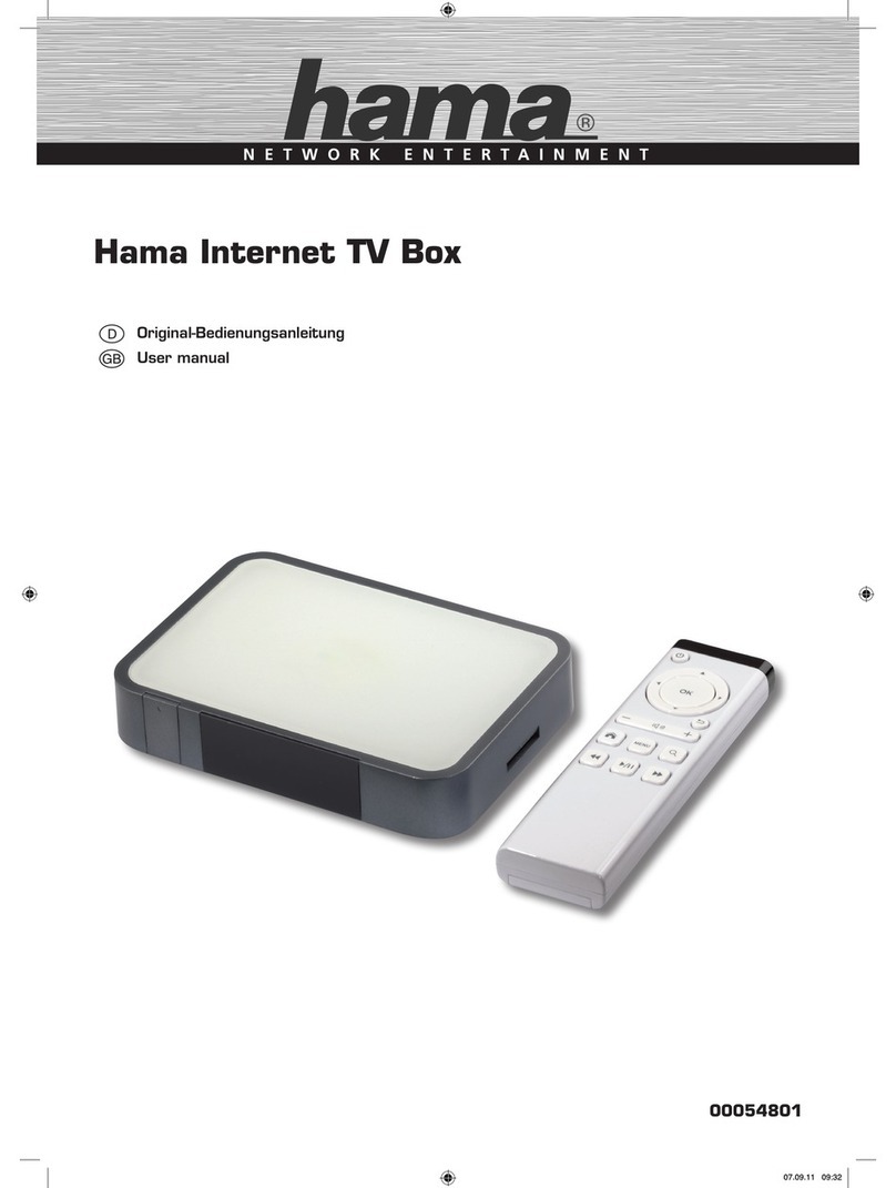 Hama Internet TV Box user manual