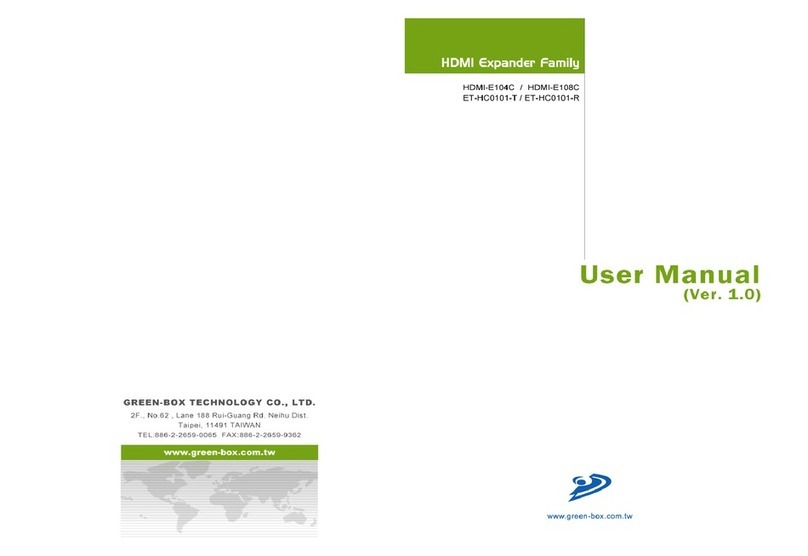Green-Box Technology HDMI-E104C User manual