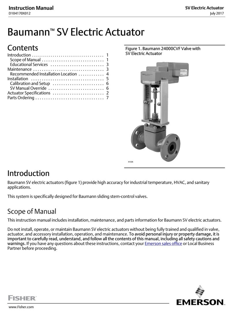 Emerson Baumann 24000CVF User manual