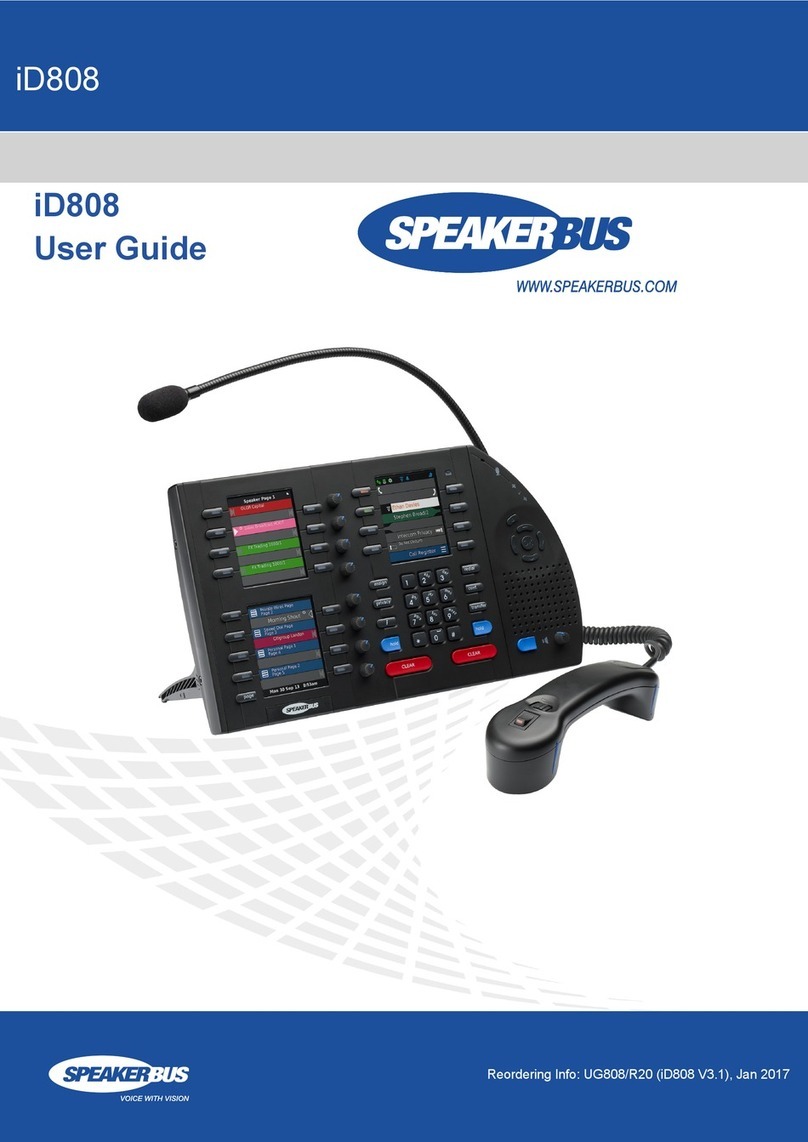 Speakerbus iD808 user guide