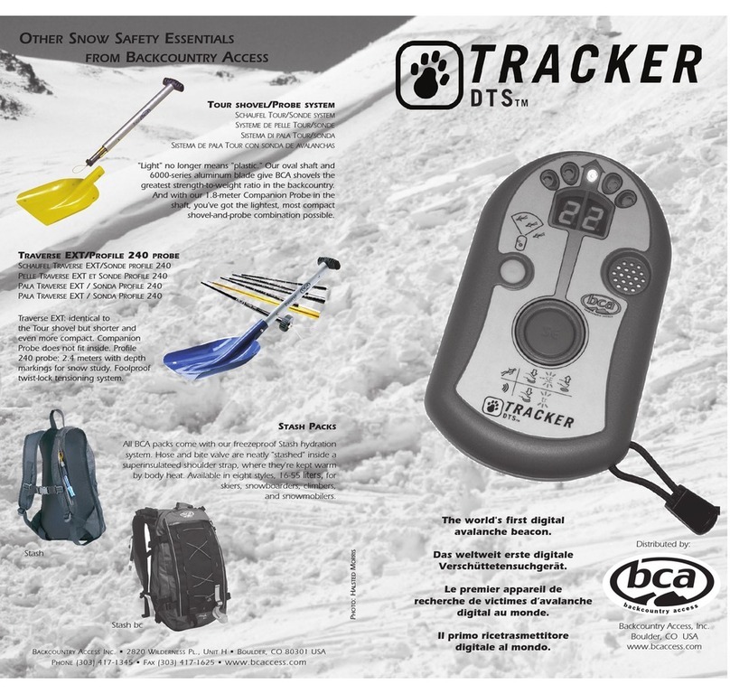 bca TRACKER DTS user manual
