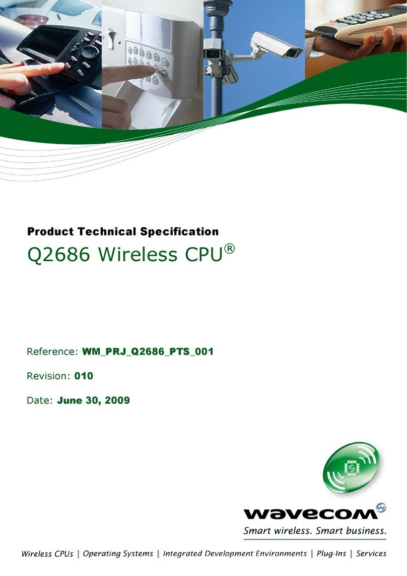 Wavecom Q2686 Technical specifications