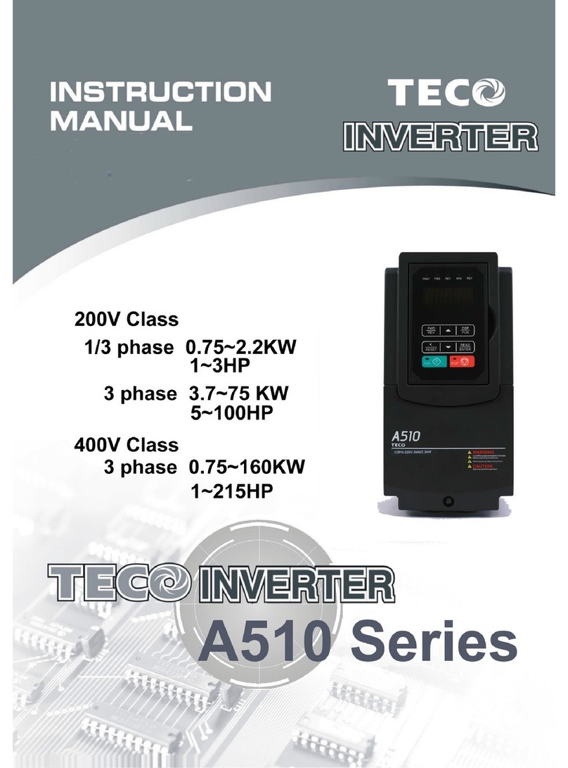 TECO A510-2001-H instruction manual