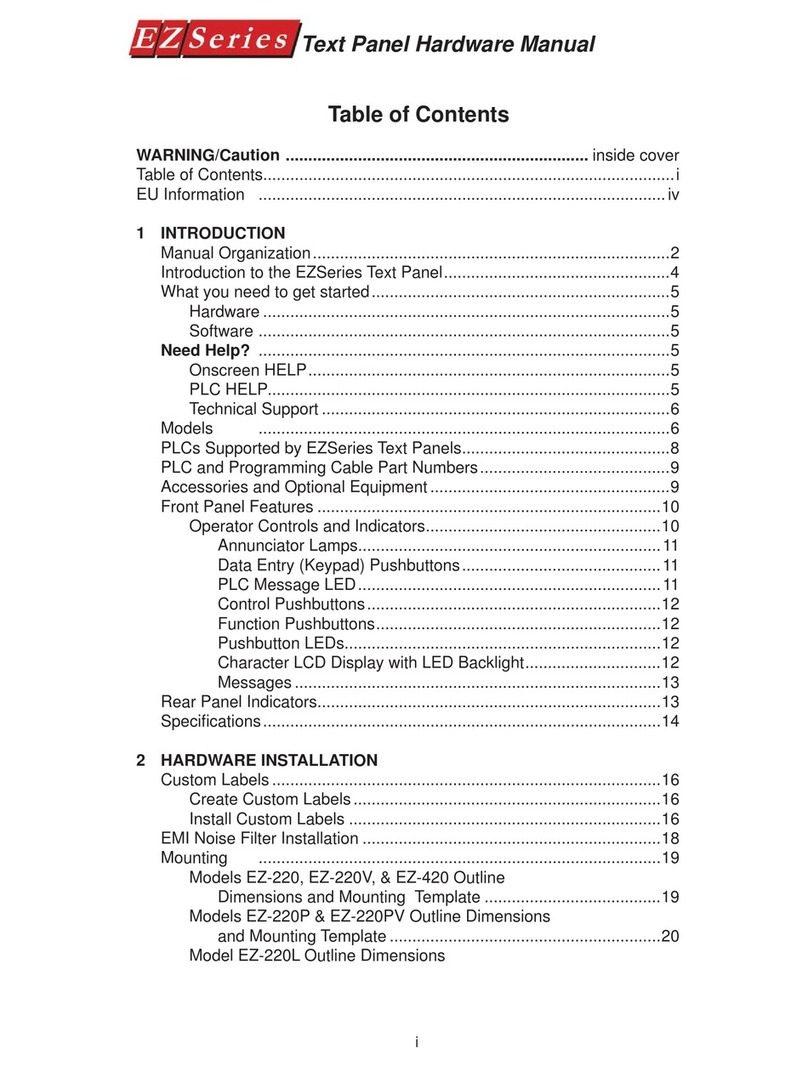 EZ EZ-220 Hardware manual