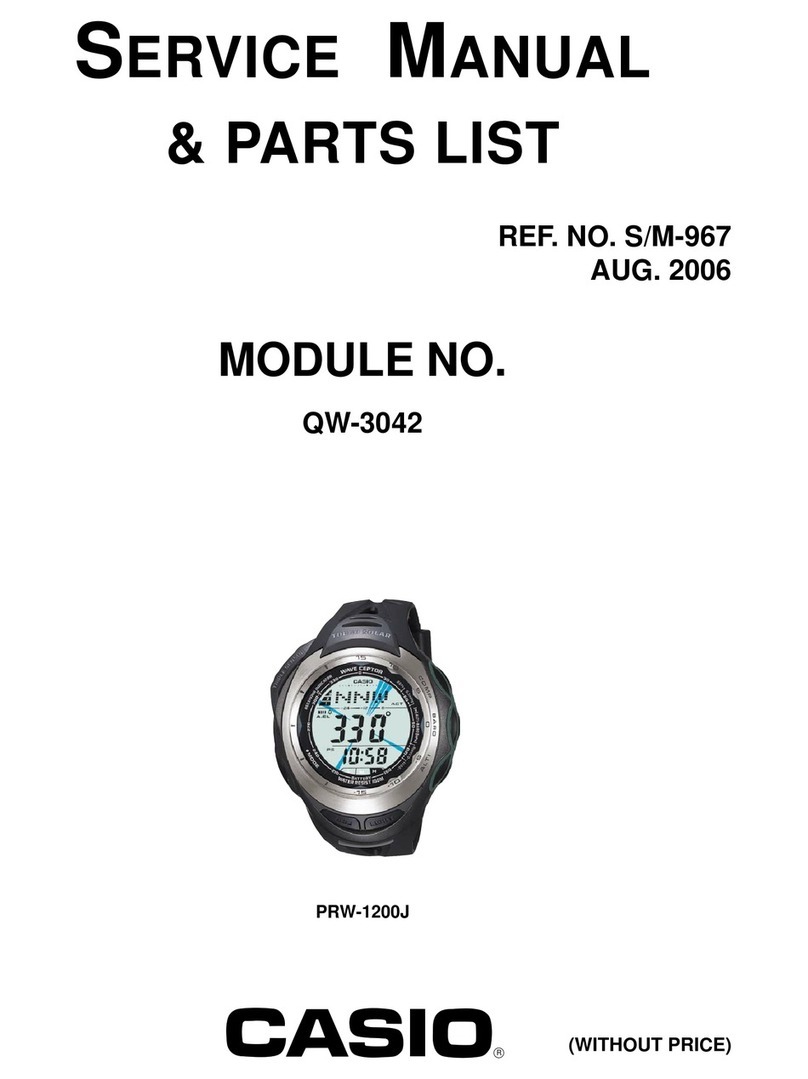 Casio QW-3042 User manual Casio QW-3042 User manual