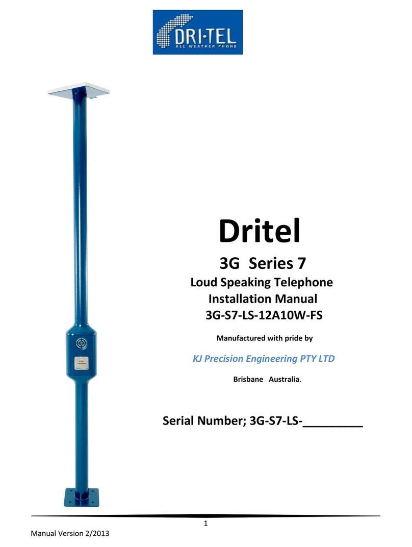 DRITEL 3G-S7-LS-12A10W-FS installation manual