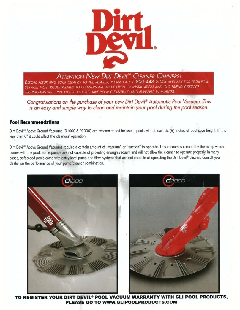 Dirt Devil D2000 user manual