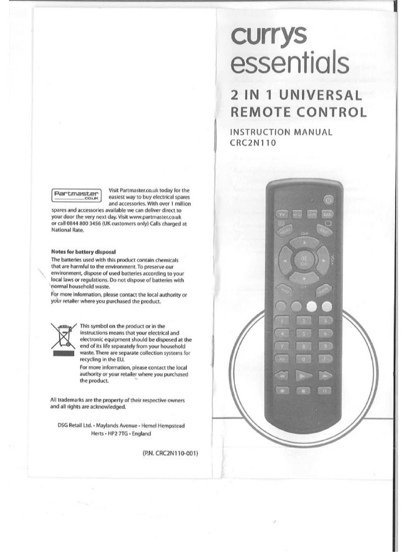 Currys Essentials CRC2N110 instruction manual