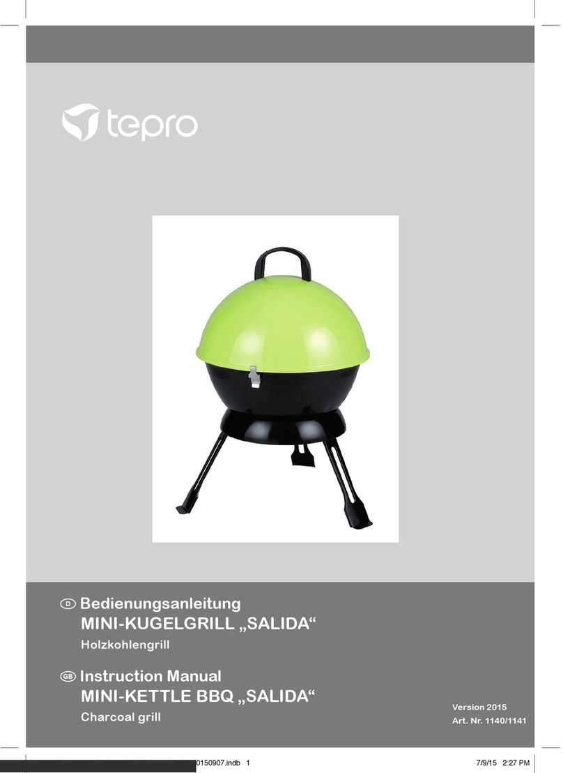 tepro SALIDA instruction manual
