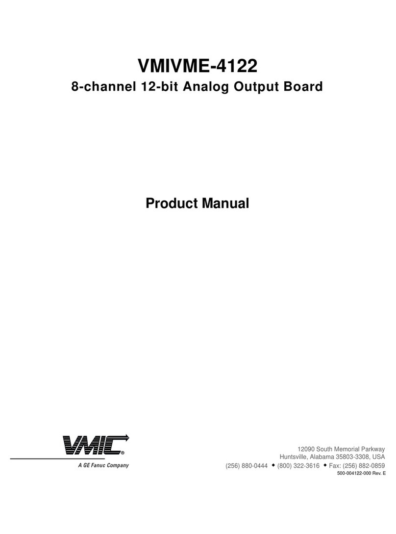 VMIC VMIVME-4122 product manual