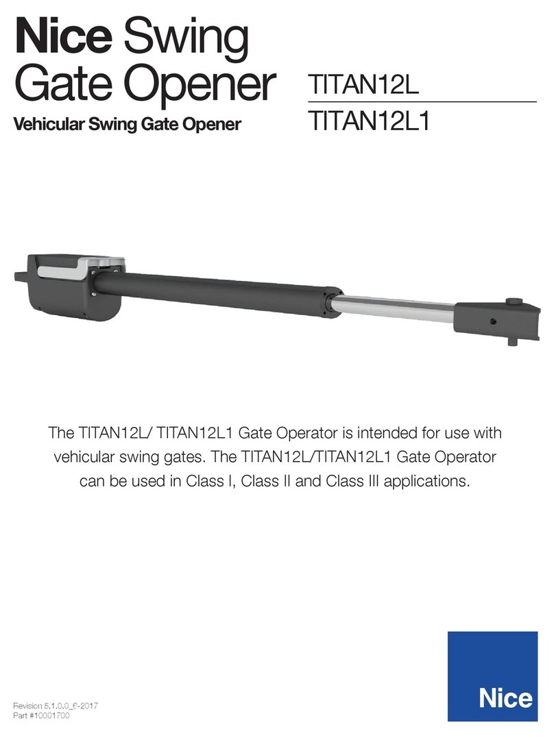 Nice TITAN12L User manual