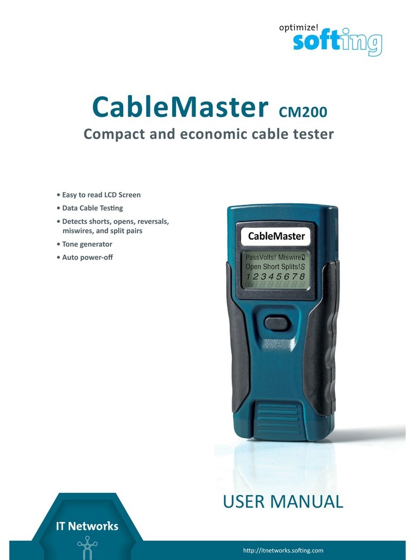 Softing CableMaster CM200 User manual