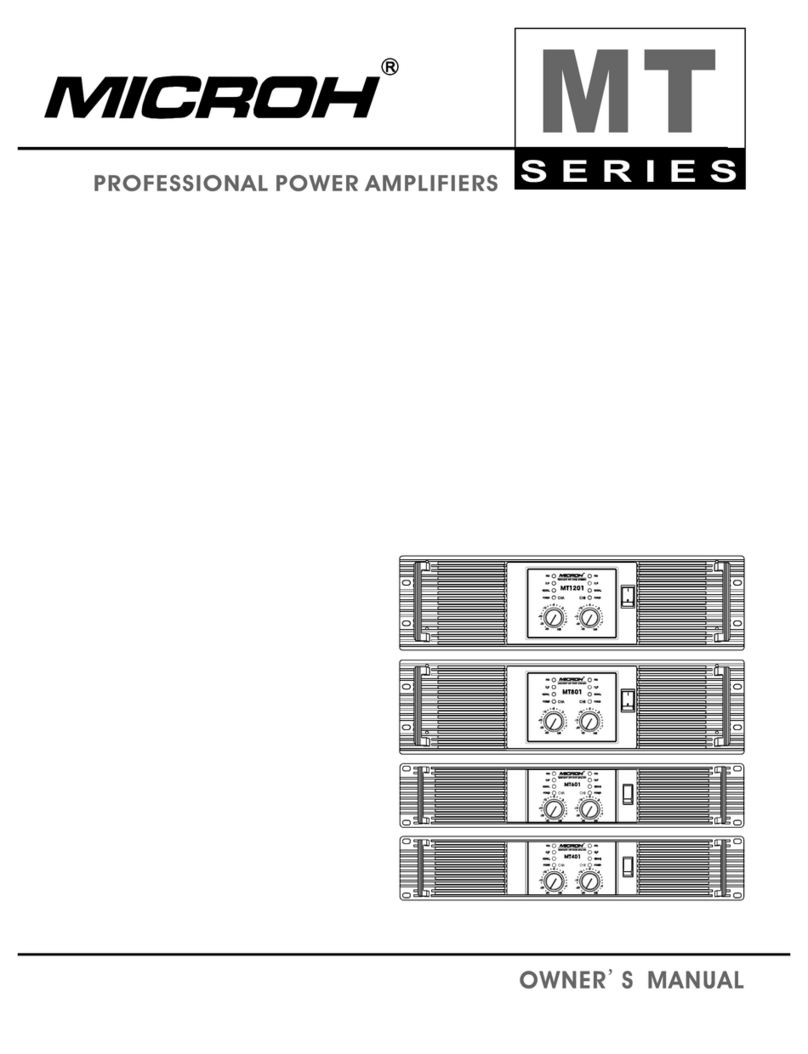 Microh MT1201 owner's manual