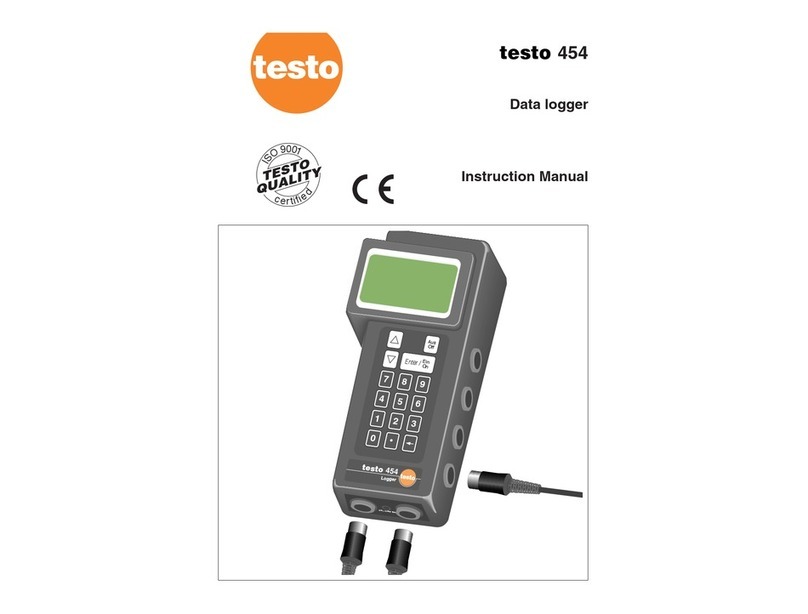 TESTO 454 User manual