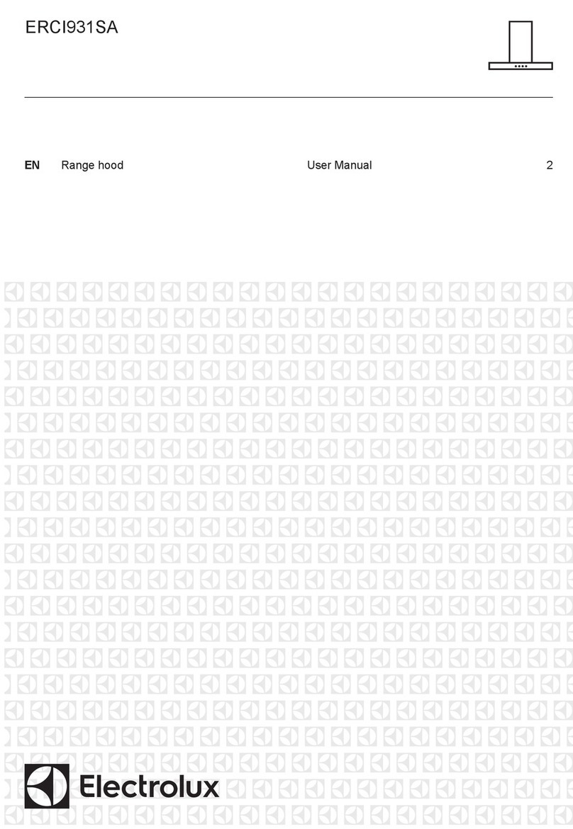 Electrolux ERCI931SA user manual