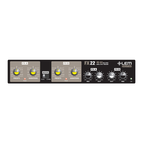 LEM FX22 owner's manual