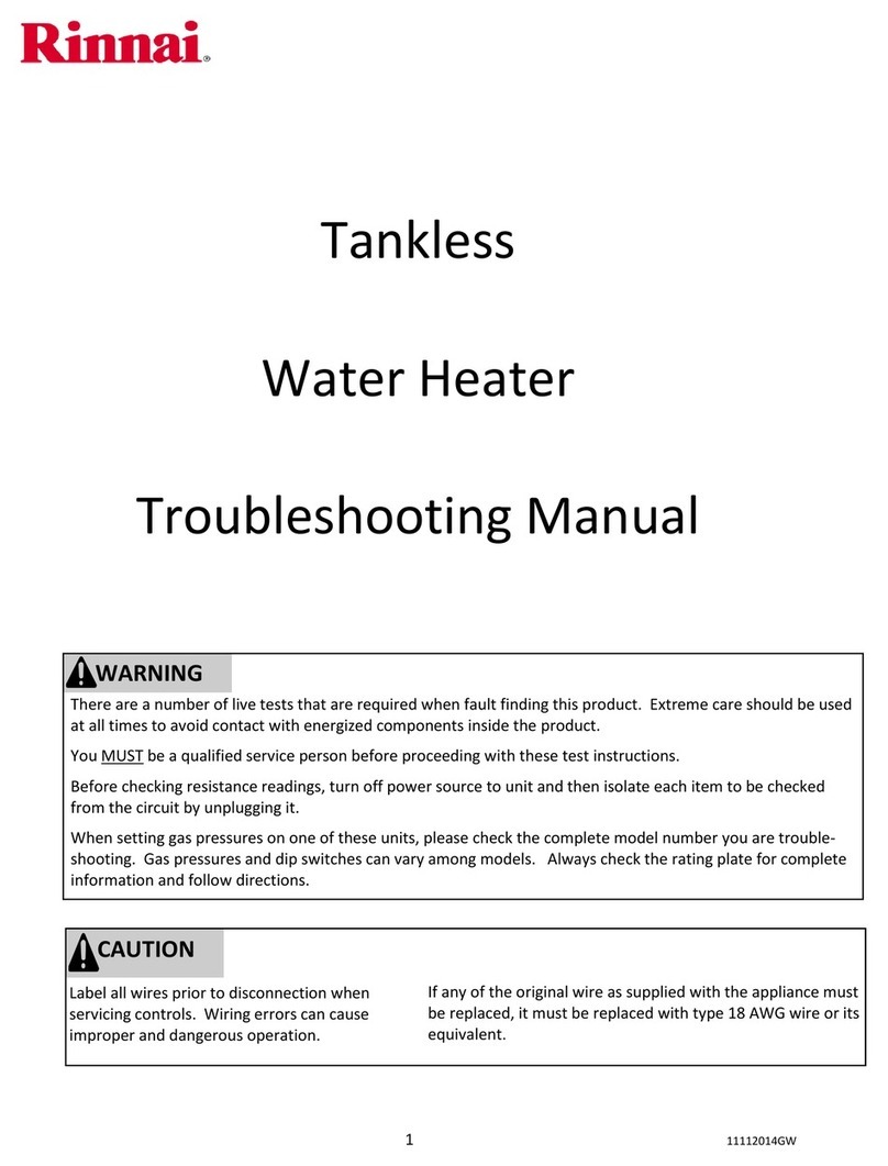 Rinnai ByPass Servo troubleshooting manual