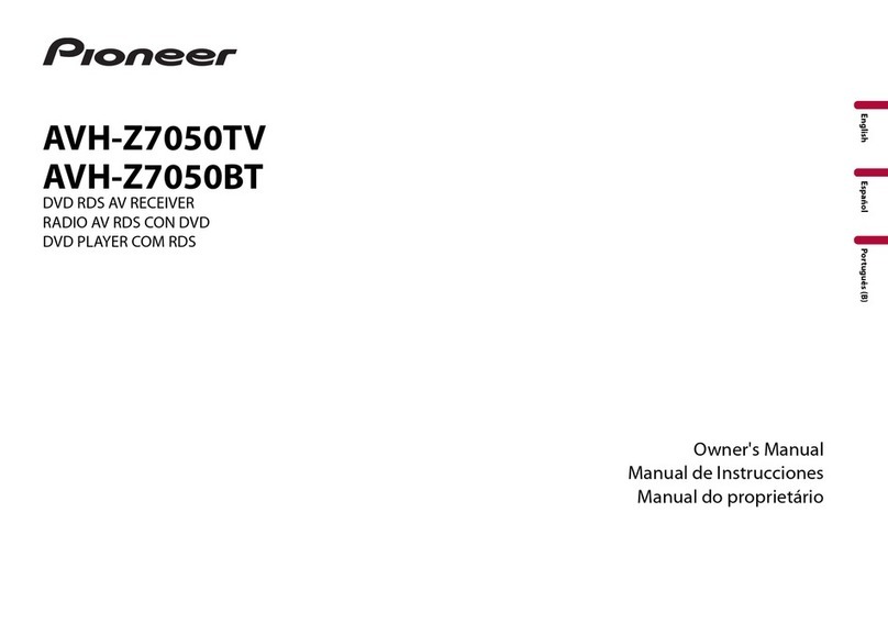 Pioneer AVH-Z7050TV owner's manual