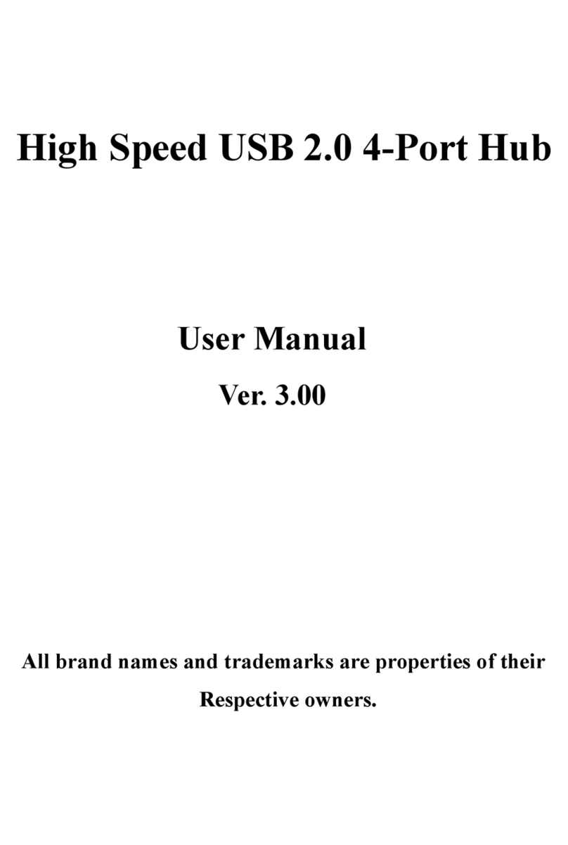 SUNRICH TECHNOLOGY High Speed USB 2.0 4-Port Hub User manual
