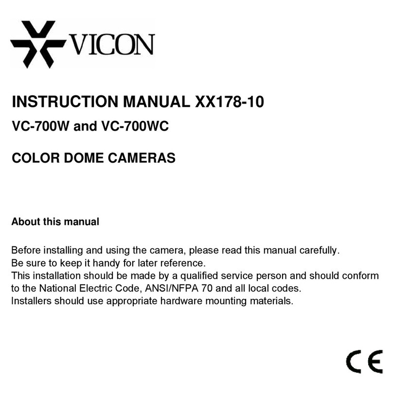 Vicon VC-700W instruction manual