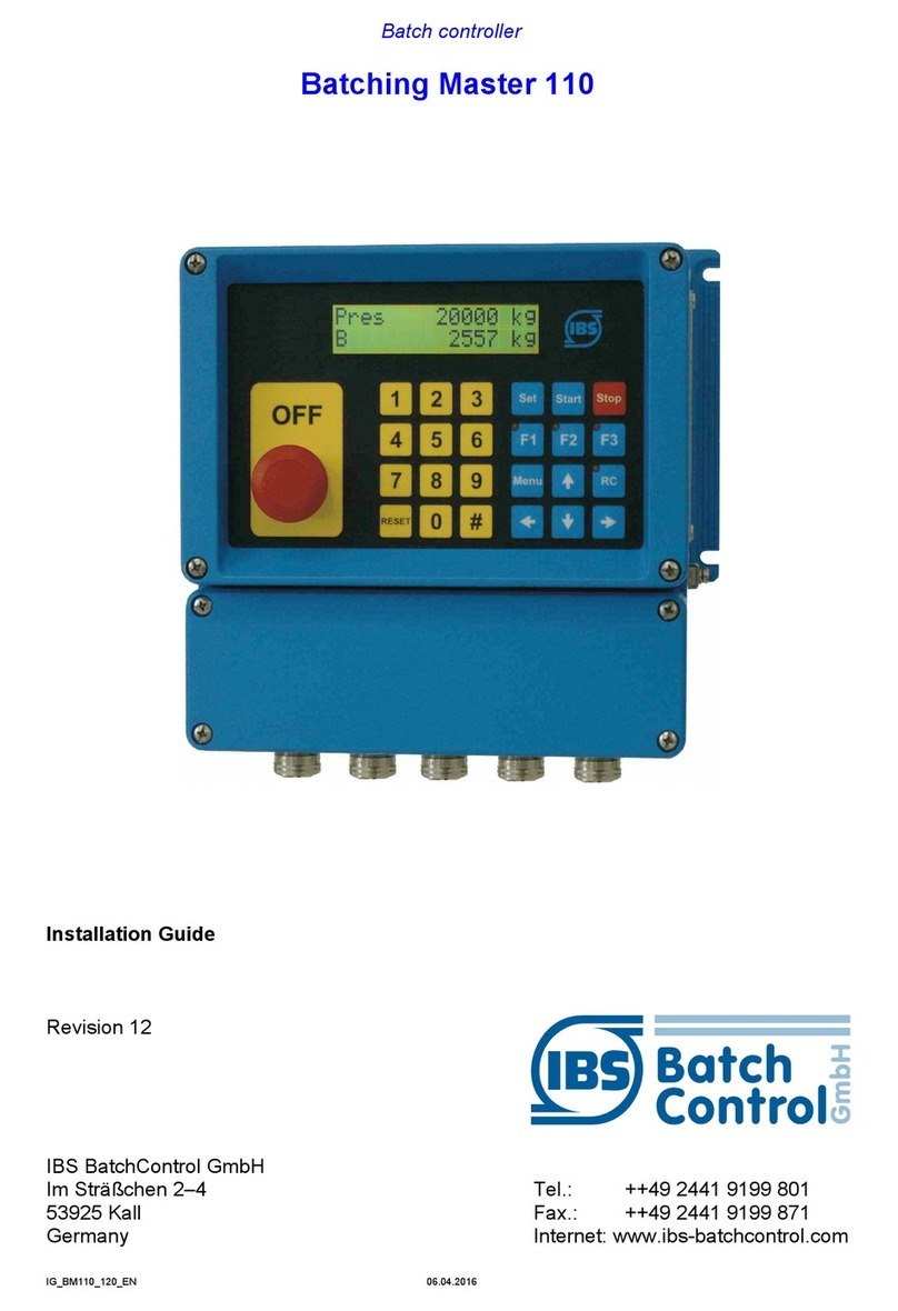 IBS Batching Master 110 installation guide