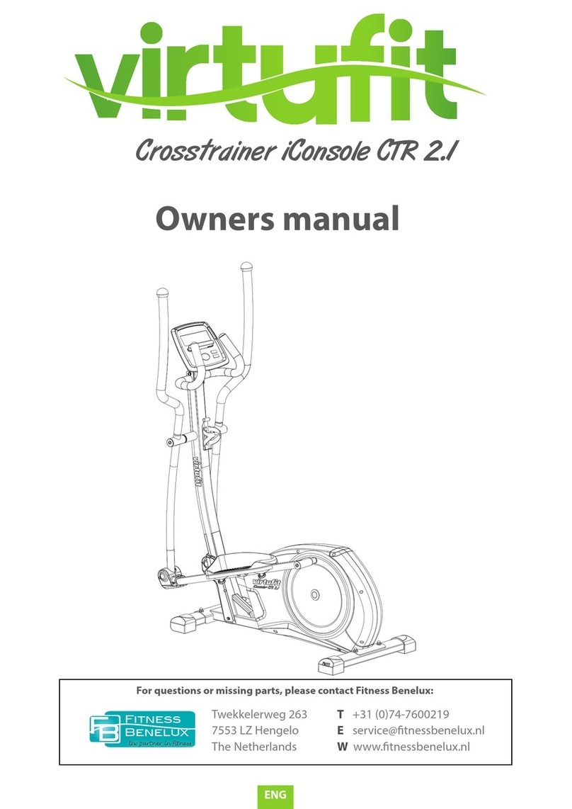 VIRTUFIT iConsole CTR 2.1 owner's manual