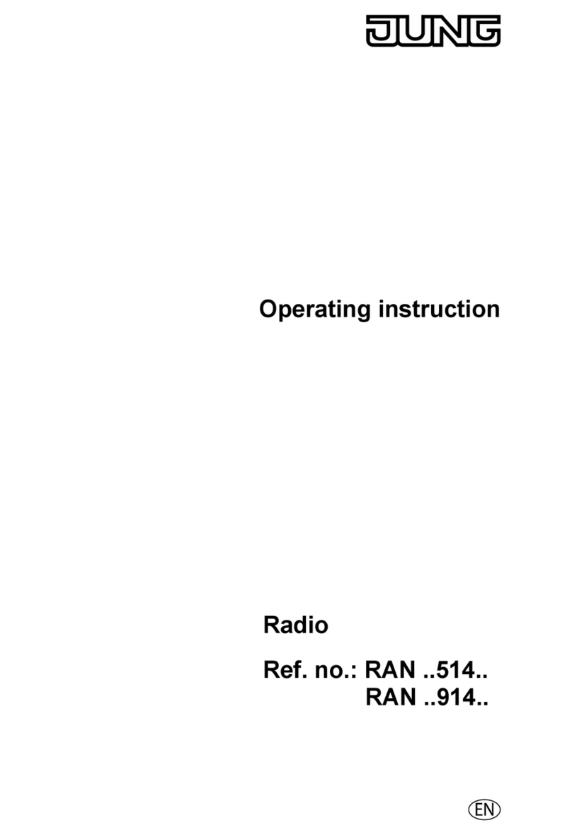 Jung RAN 514 Operating	 instruction