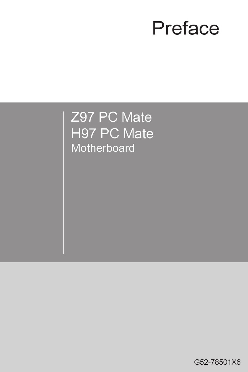 Micro Star  Computer Z97 PC Mate manual