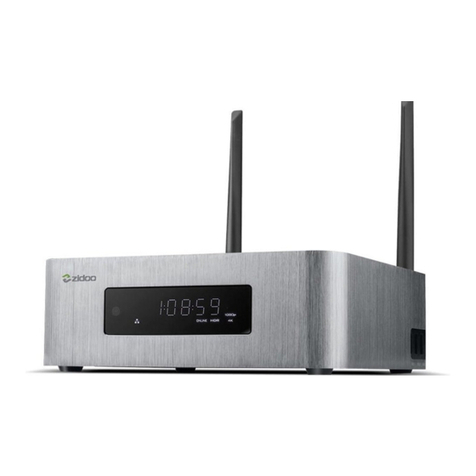 Zidoo X10 User manual