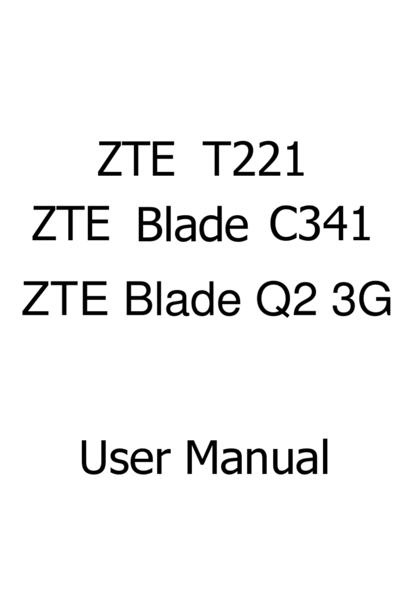 Zte T221 User manual