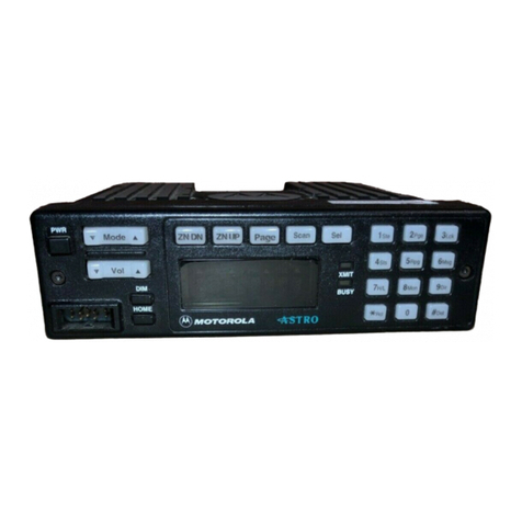 Motorola Astro XTL 5000 Operating and maintenance manual