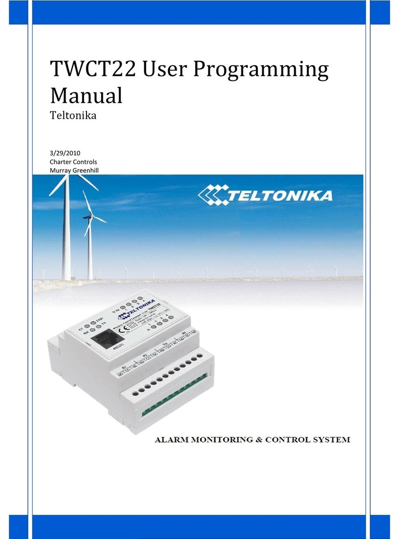 Teltonika TWCT22 Owner's manual