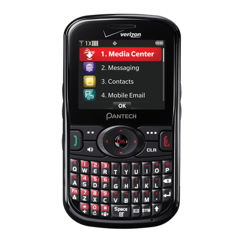 Pantech Verizon TXT8035PP User manual Pantech Verizon TXT8035PP User manual