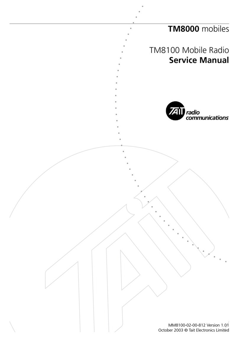 Tait TM8000 Series User manual
