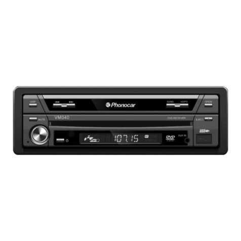 Phonocar VM 040 Simple manual