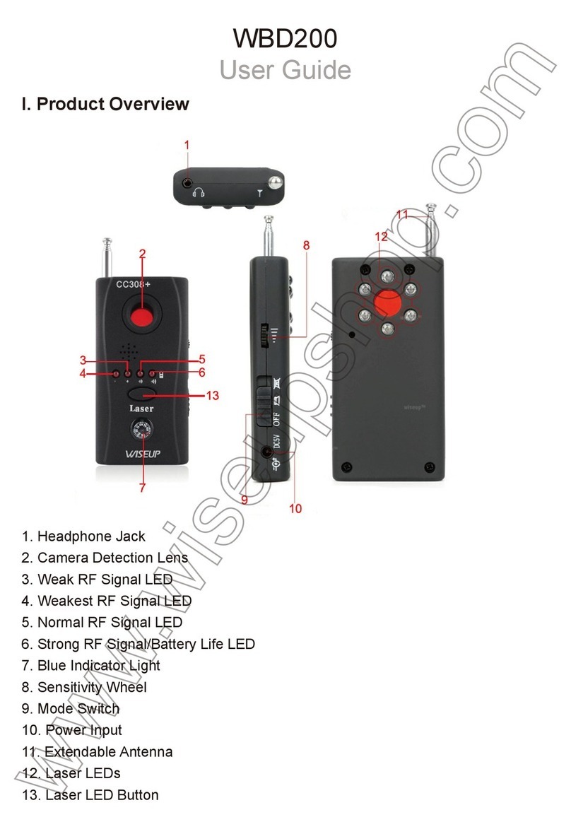 WISEUP SHOP WBD200 User manual