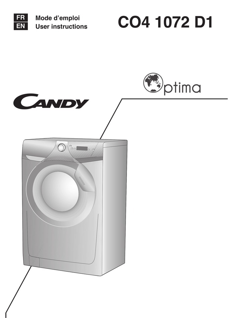 Candy CO4 1072 D1 User instructions