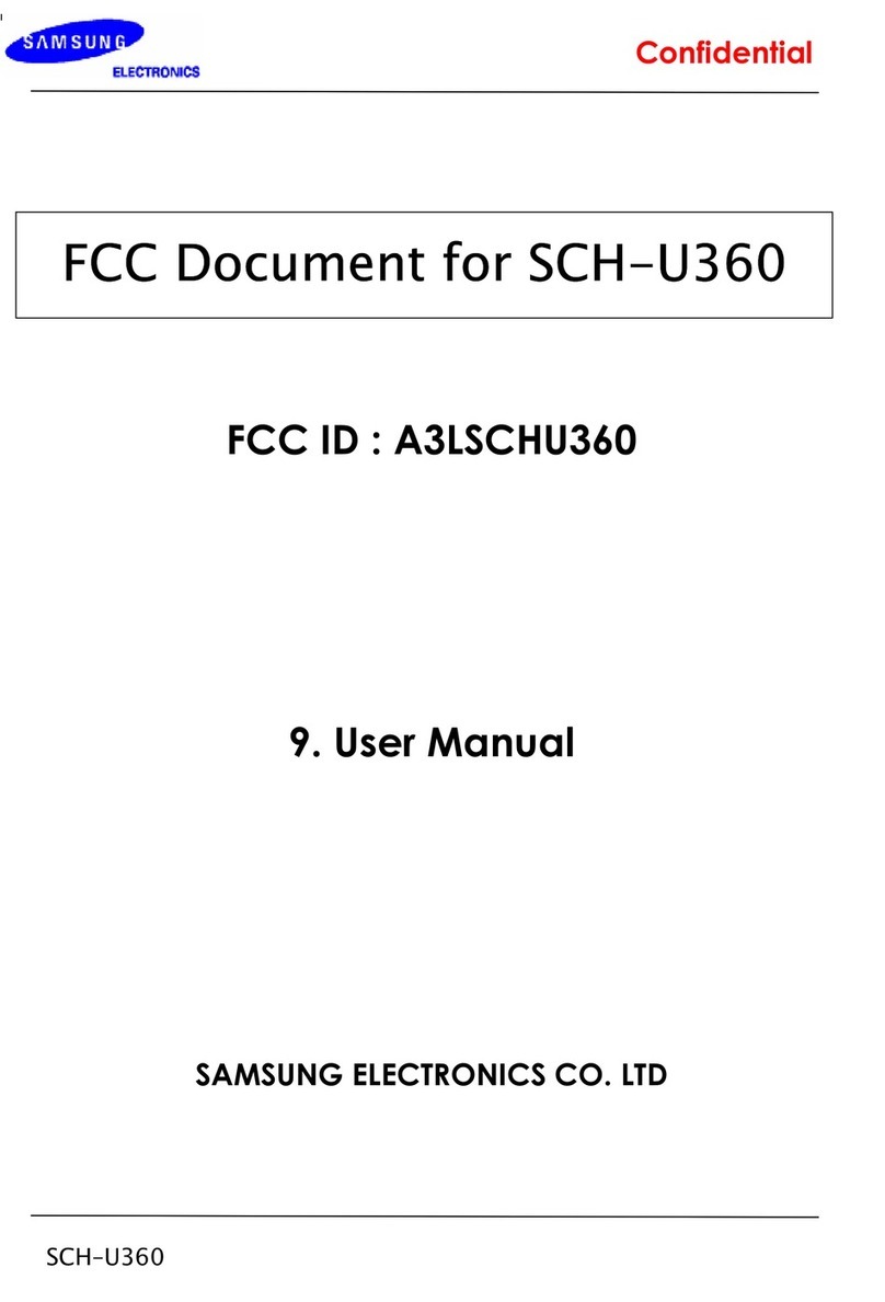 Samsung Gusto SCH-U360 User manual