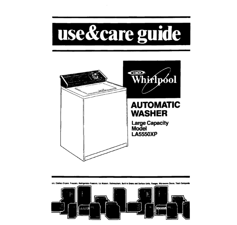 Whirlpool LA555oXP User manual