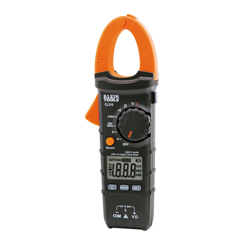 Klein Tools CL210 User manual