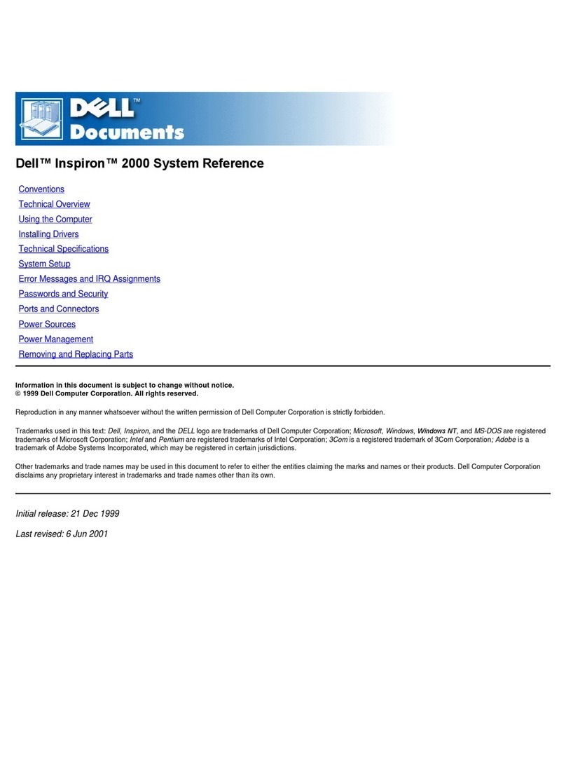 Dell Inspiron 2000 User guide