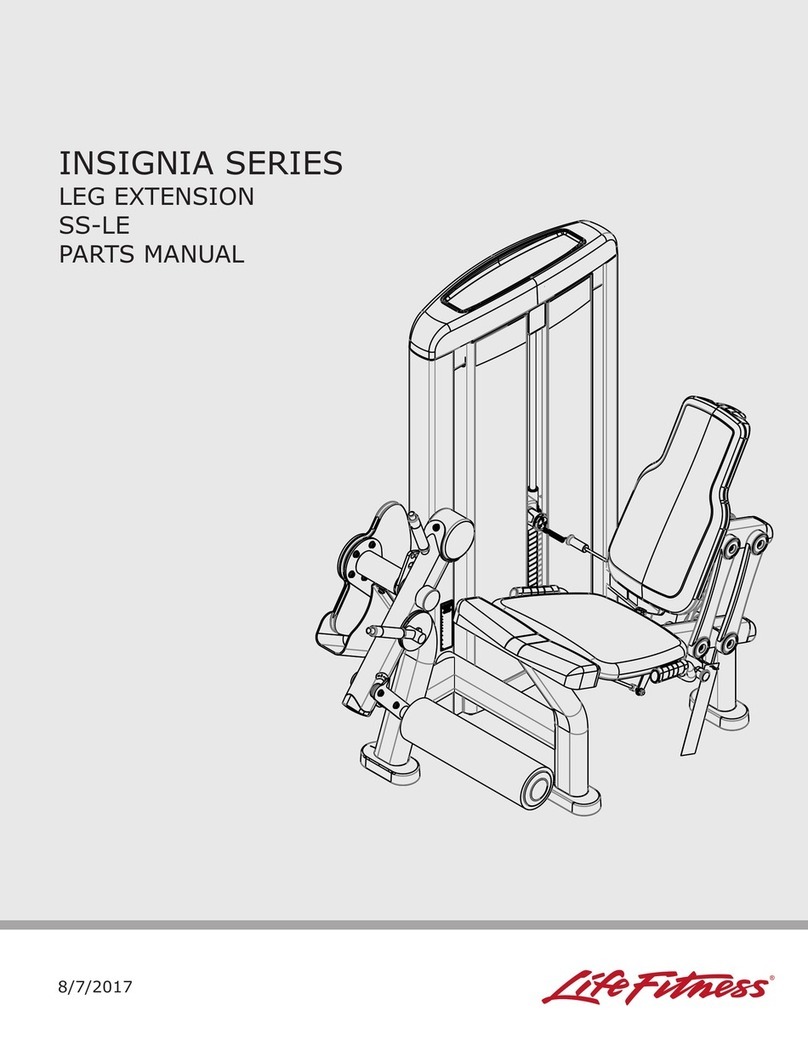 Life titness INSIGNIA SERIES parts manual