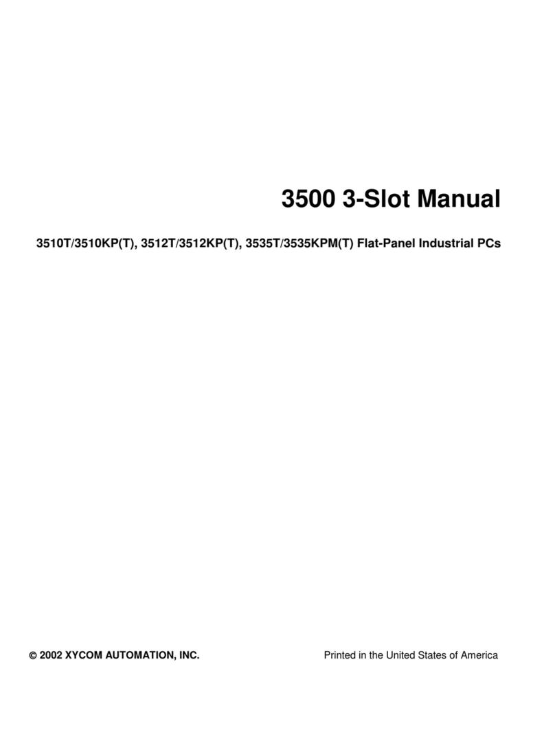 Xycom 3510T User manual