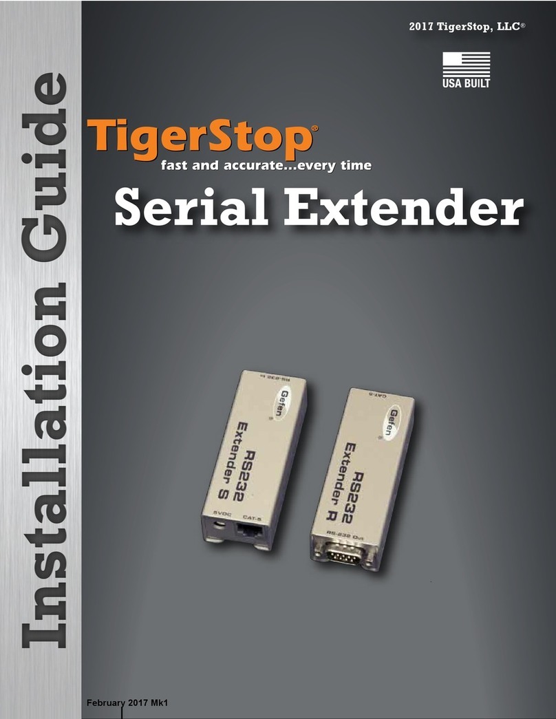 TigerStop RS232 installation guide