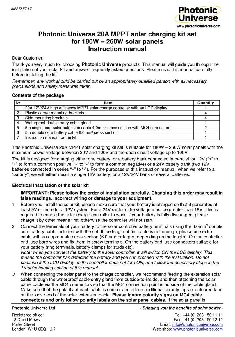 Photonic Universe 20A MPPT instruction manual